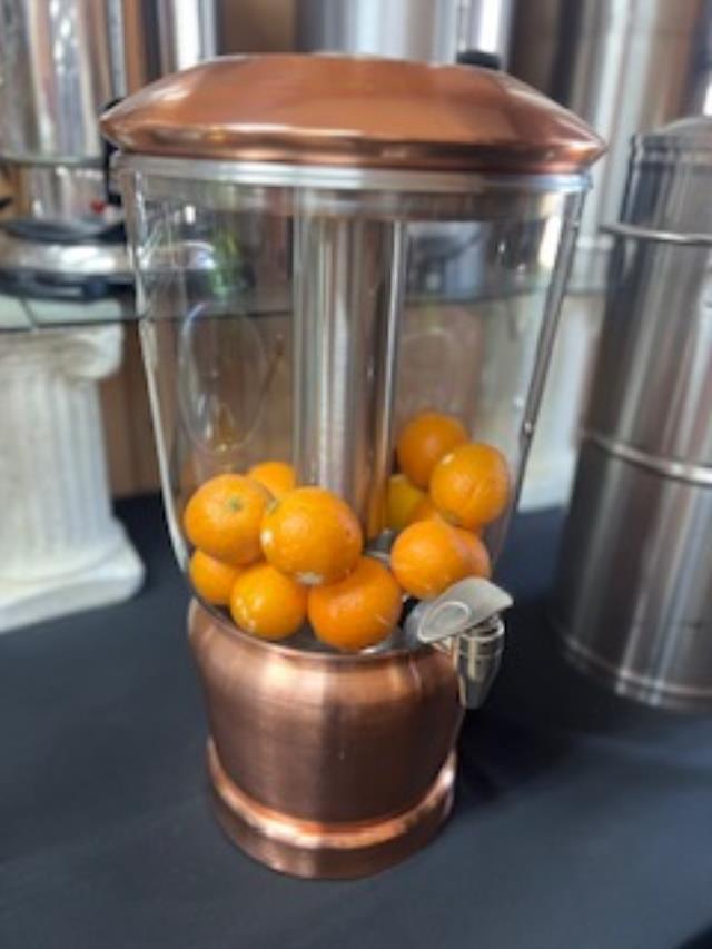 Where to find DRINK, DISPENSER COPPER 3 GALLON in White Oak
